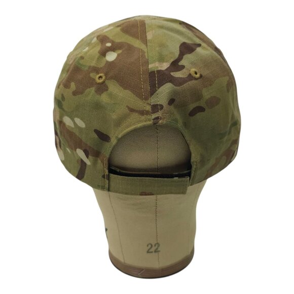 Burleson Greenhouses Camo Strapback Cap Hat Trucker Baseball Structured Style - Picture 4 of 14